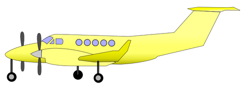 Kuning pesawat gambar