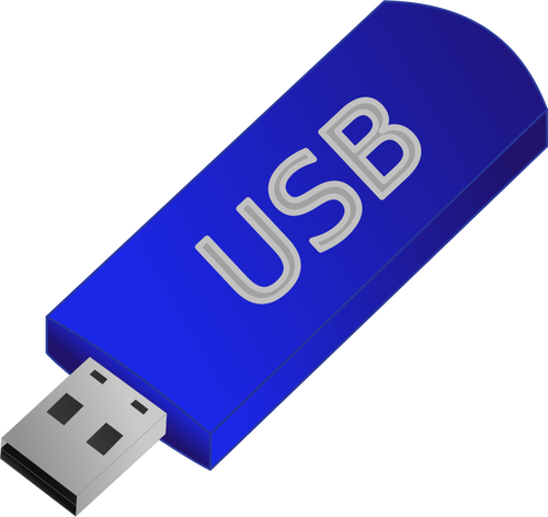 USB memoria stick vector clip art