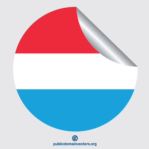 PeelingovÃ½ Å¡tÃ­tek LucemburskÃ© vlajky