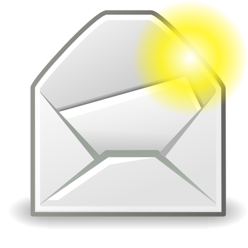 Nouveau mail message icÃ´ne vector illustration