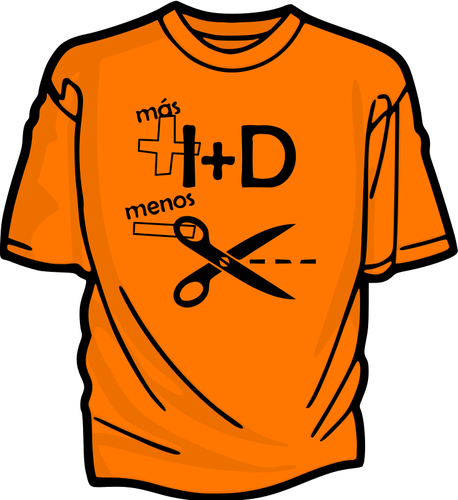 PomaraÅ„czowy T-shirt