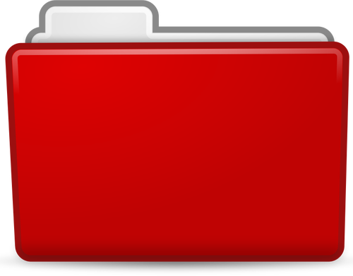 Icon folder merah