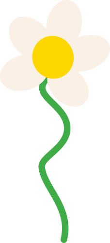 Dibujo vectorial de flor