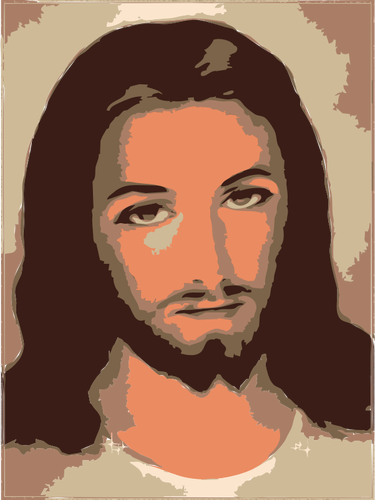 Arty beeld van Jezus Christus