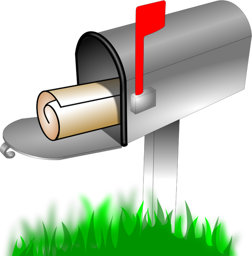 Vektorgrafik im freien home Mailbox