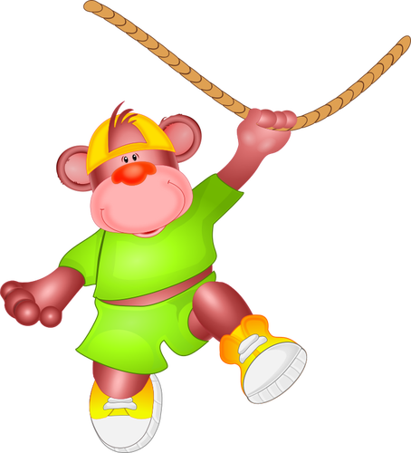 Monkey and a rope
