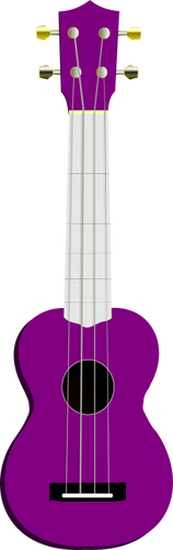 Fioletowy ukulele