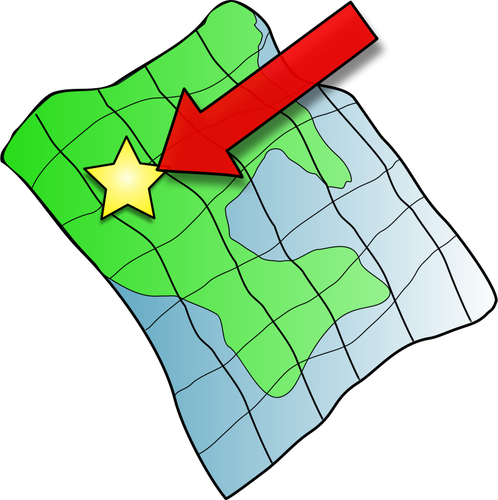 Ruffled kart vektor image