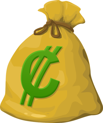 Geld-Beutel-Symbol
