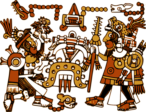 Mixtec ilustrace