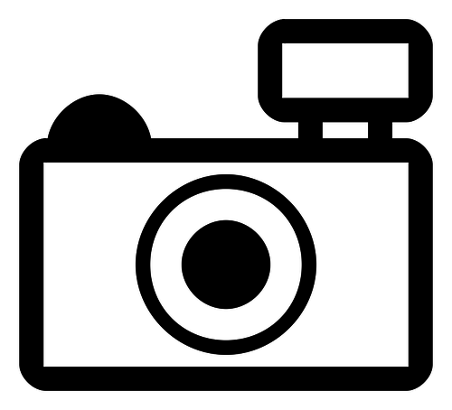 AmatÃ¸ren Foto kamera disposisjon ikonet vektor tegning