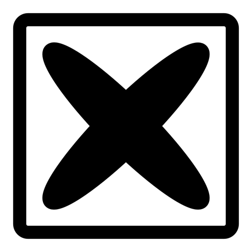 Czarny jasny symbol