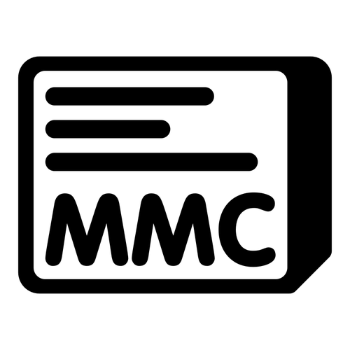 Icono de vector MMC
