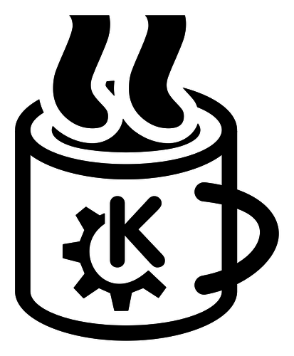 Vektorgrafikk med dampende kaffe krus piktogram
