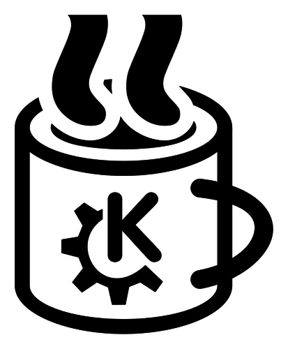 Vektorgrafikk med dampende kaffe krus piktogram