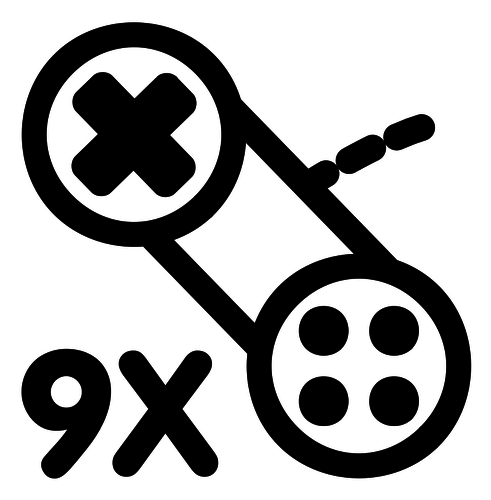 Vectorillustratie van monochroom KDE pictogram
