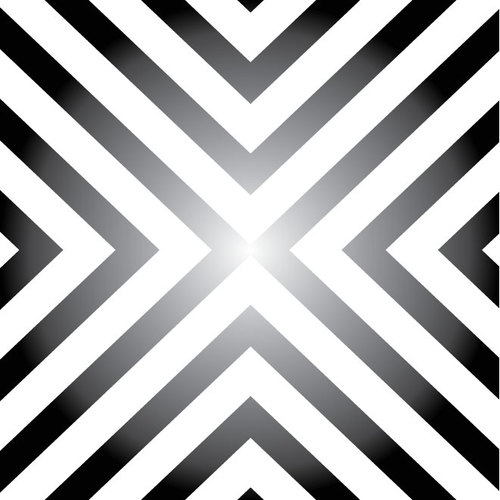 Black and white pattern wallpaper art