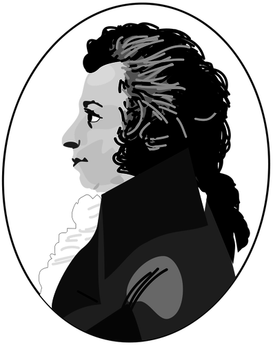 Imagen vectorial de Mozart