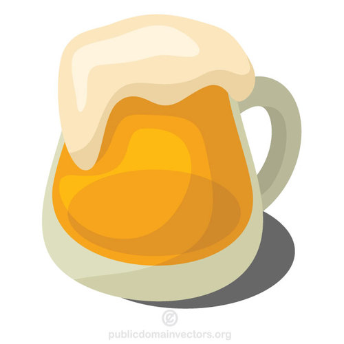 Mug of beer vector clip art