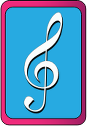 Image vectorielle du symbole de leÃ§on de musique