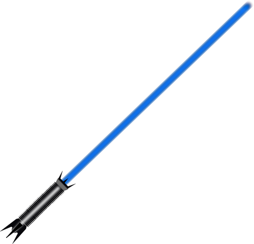 Image vectorielle sabre de lumiÃ¨re bleue