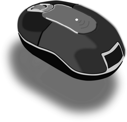 Photorealistic PC mouse vector clipart