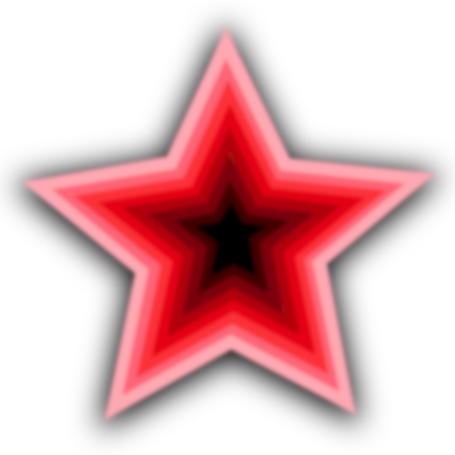 Czerwona gwiazda obrazu