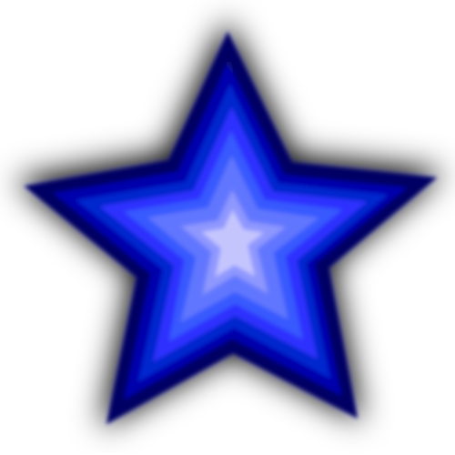Blue star simple