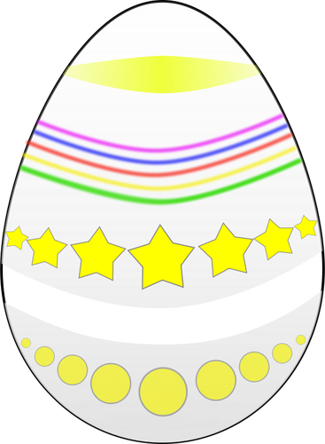 Easter egg vector drawing