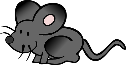 Grafika wektorowa ukrywanie kreskÃ³wka mysz