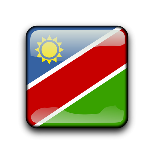 Flaga Namibii wektor
