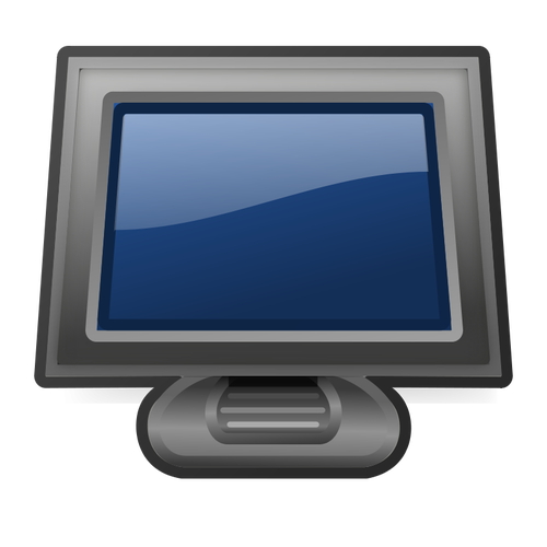 PC monitor vektor illustration