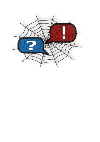 Spider web vektorbild