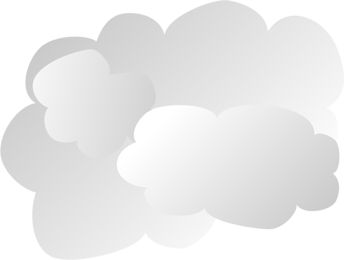 Segno della nube semplice illustrazione di vettore