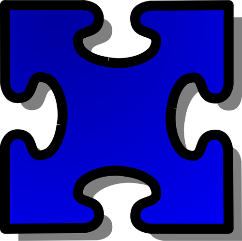 IlustraciÃ³n vectorial de pieza de puzzle 3