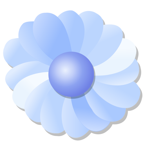 Imagini de vector floare albastrÄƒ