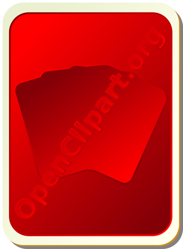 RÃ¼ckseite rote Spielkarte Vektor-Bild