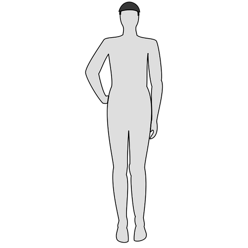 Cuerpo humano silueta vectpr
