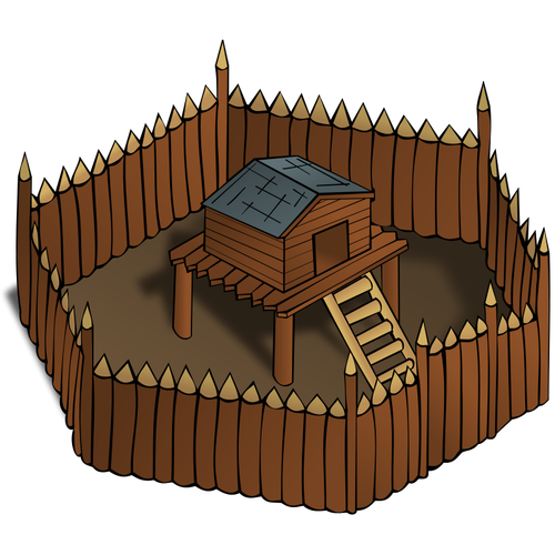 Fort-Vektor-Bild