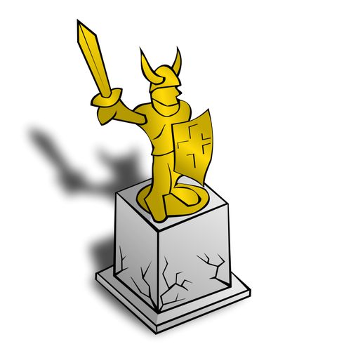Statuia hartÄƒ simbol vectoriale