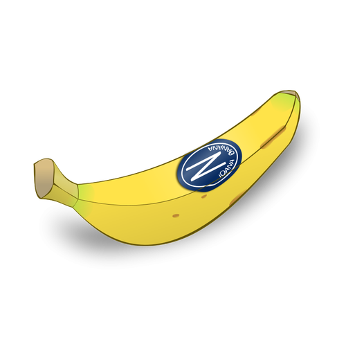 Image clipart vectoriel banane