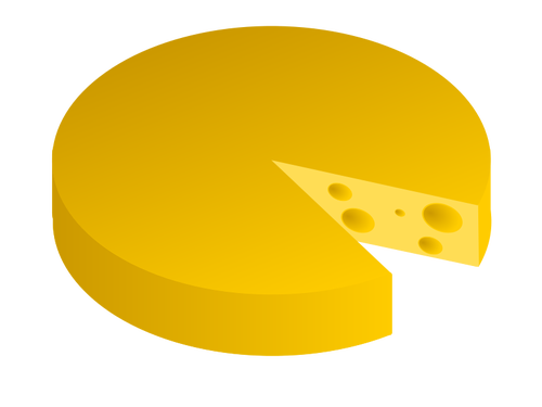 IlustraciÃ³n de vector de queso
