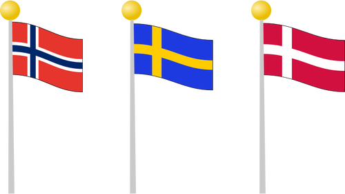 Bandiere scandinave