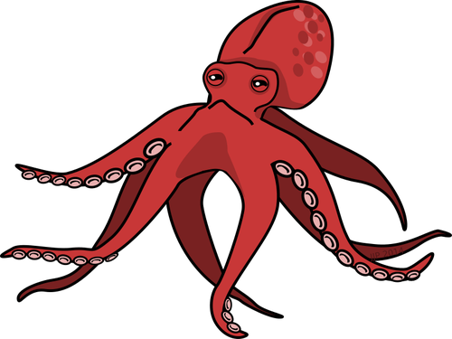 Pink octopus