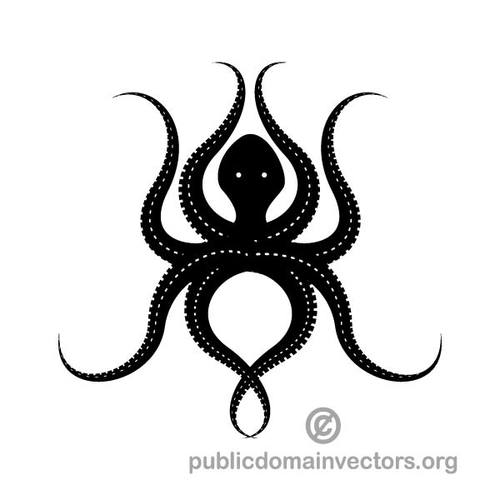 Octopus Vektor Klipart