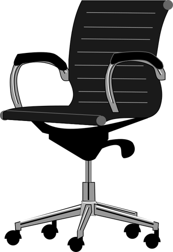 Escala de cinza de cadeira de escritÃ³rio