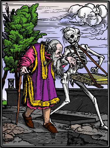 Oude man en de dood