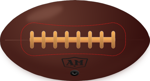 Illustration vectorielle de Vintage football amÃ©ricain ballon