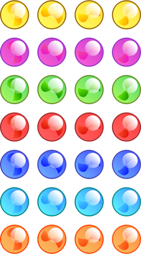 7 x 5 parlak renkli mermerler vektÃ¶r grafikleri
