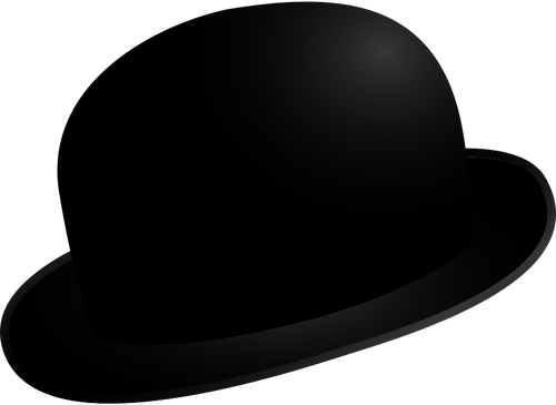 Vector de sombrero bombÃ­n Chaplin dibujo